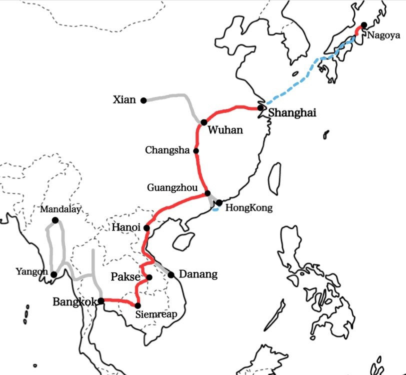 上海 バンコク自転車旅行記 固定ページ 東洋旅行記ホームページ